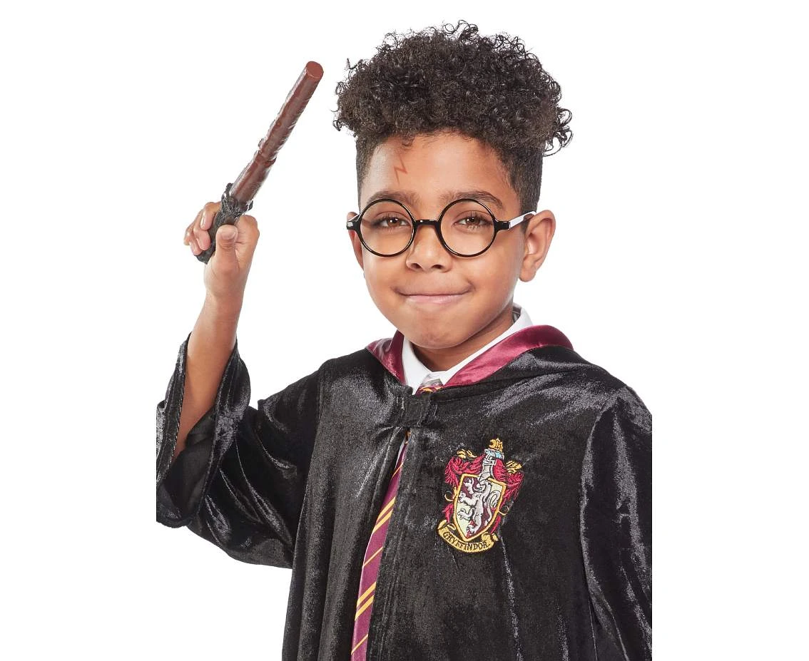 Includes: Harry Potter wand and glasses